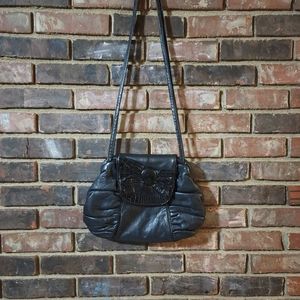 Vintage Viva of California Black Leather Purse